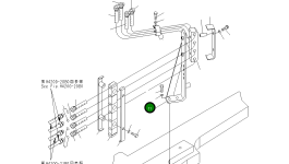 Кронштейн 427-S33-3350 Komatsu