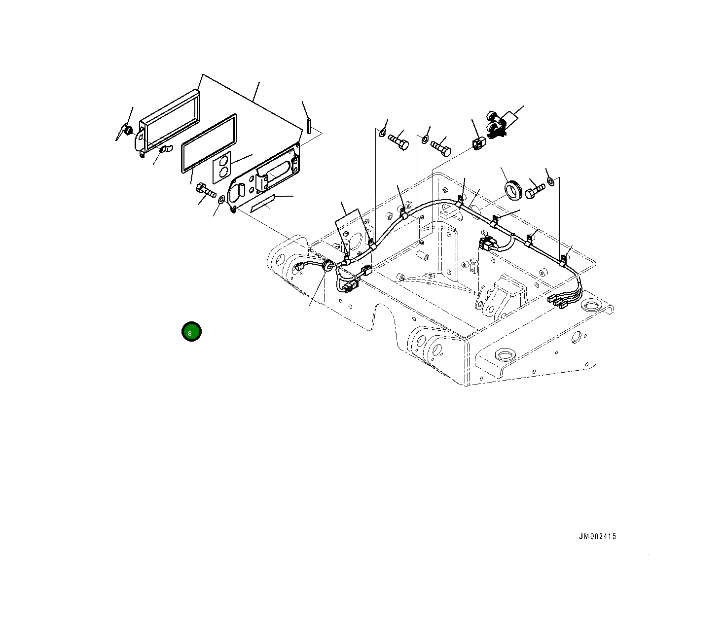Лист 561-89-87440 Komatsu