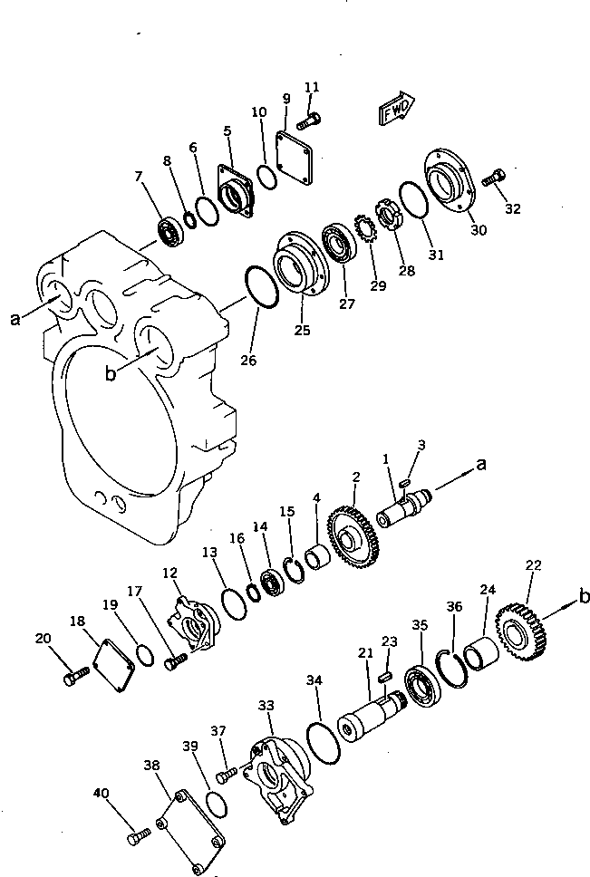 Корпус 6631-21-4850 Komatsu