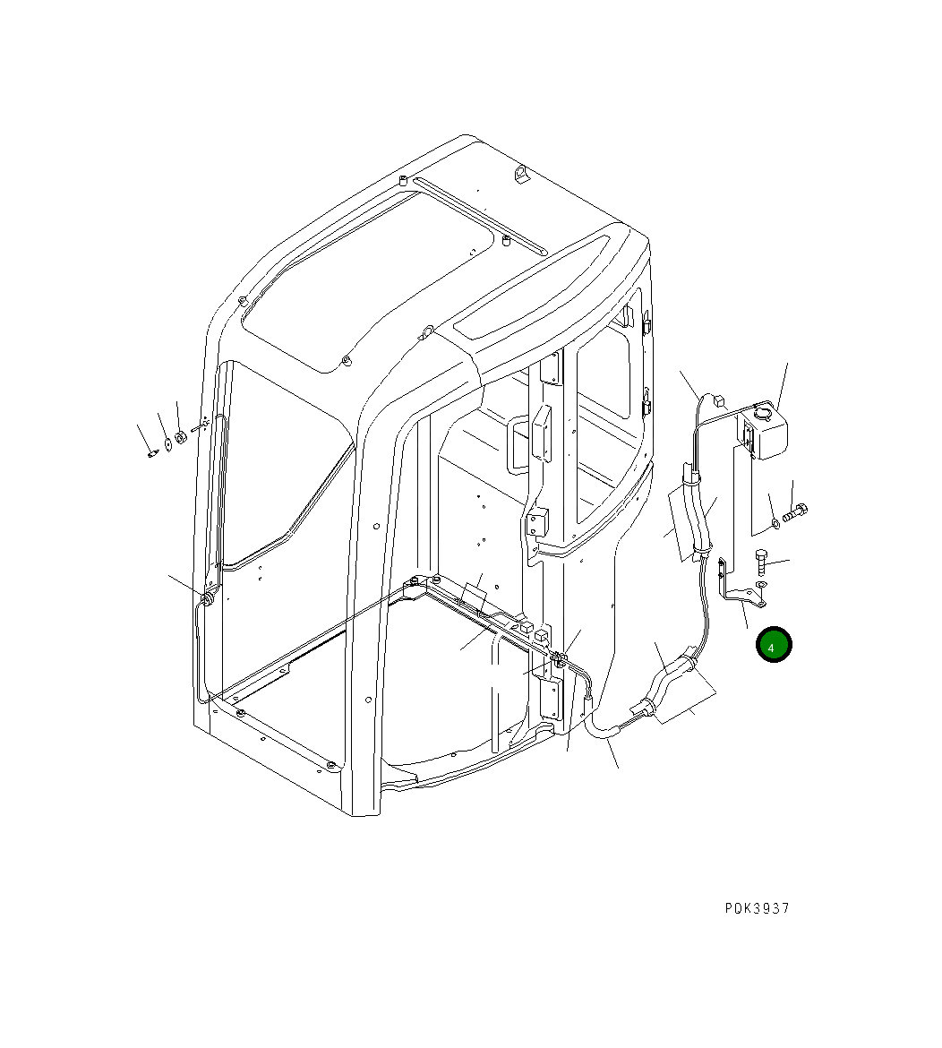 Кронштейн 21W-54-31930 Komatsu
