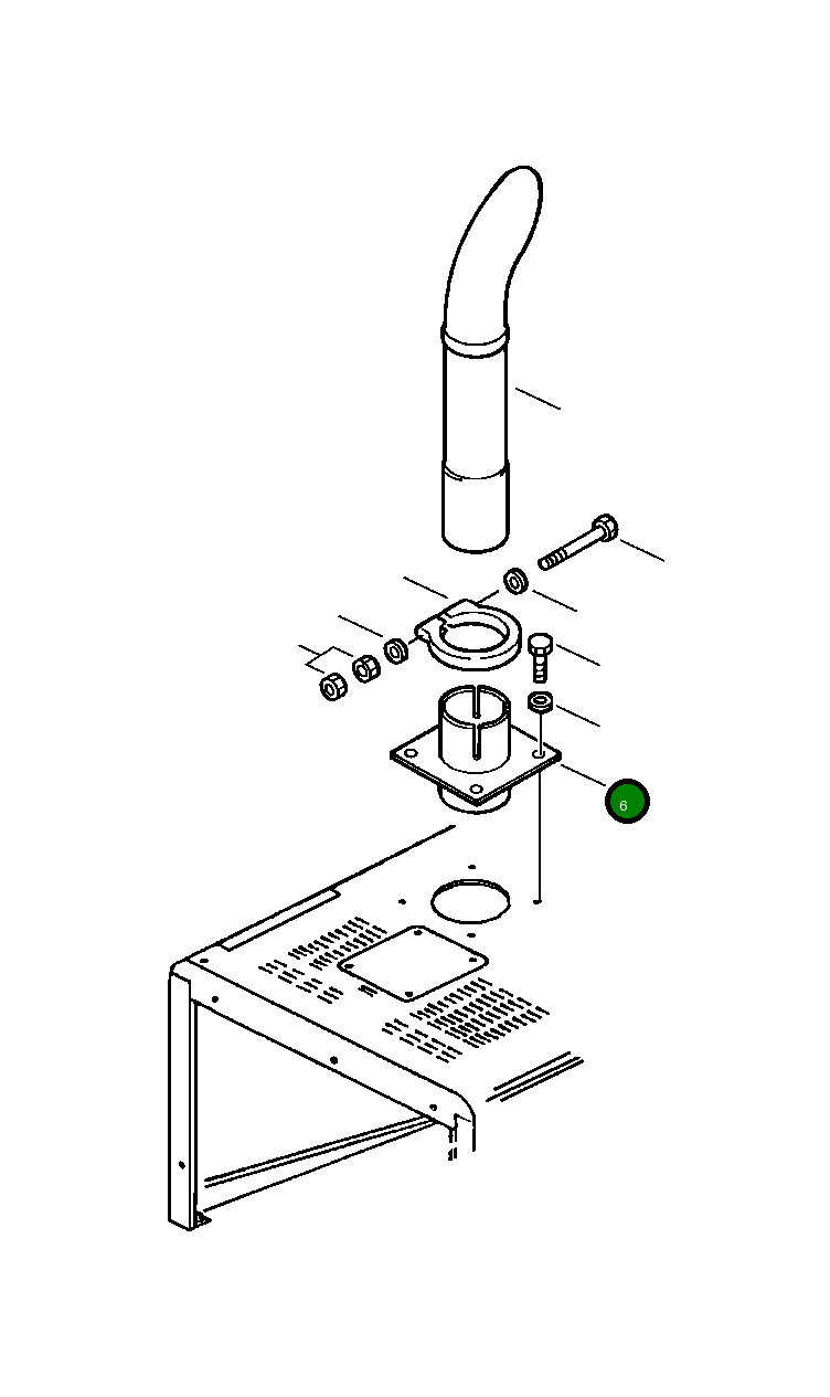 Кронштейн 424-54-11790 Komatsu
