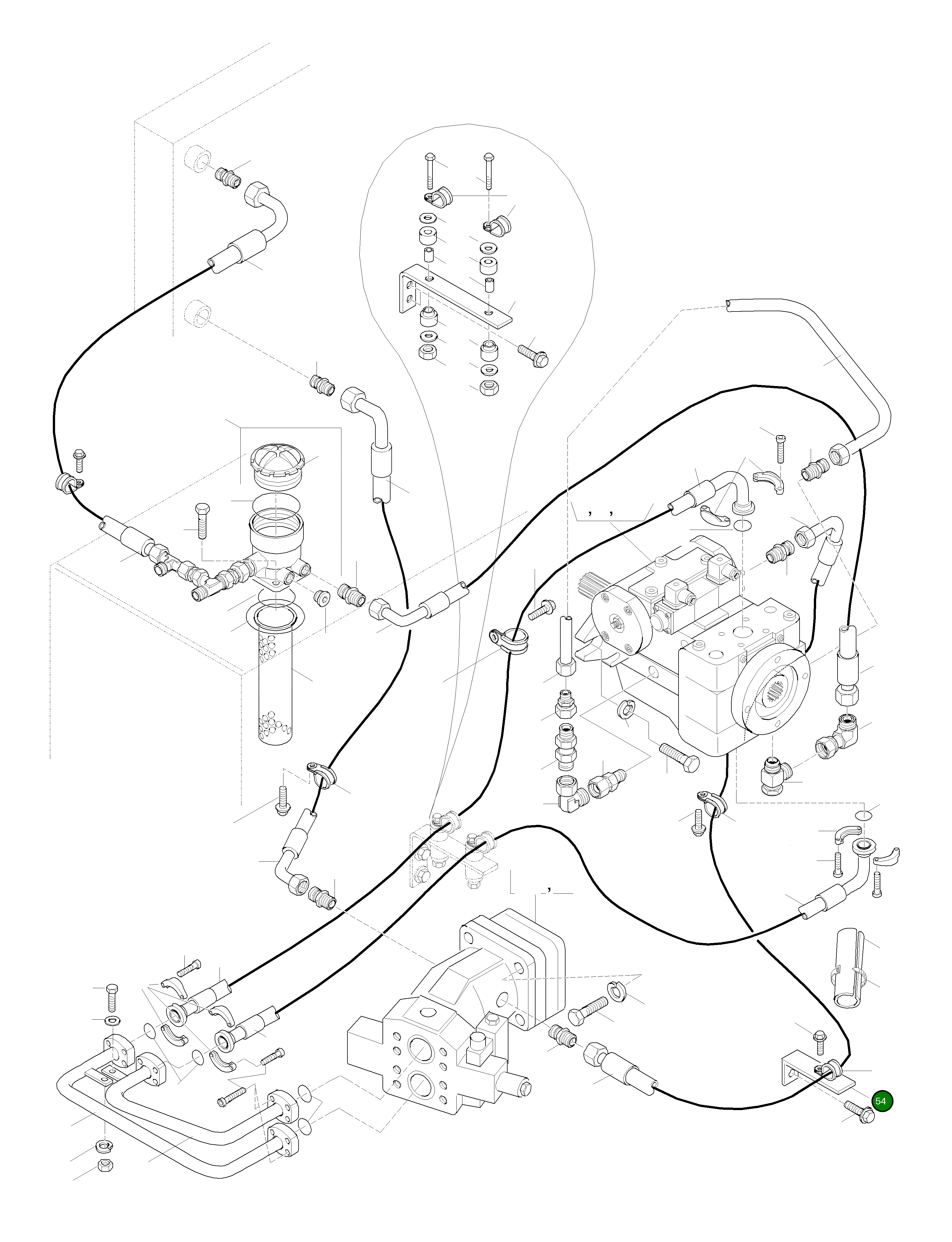 Кронштейн 419-S62-H150 Komatsu