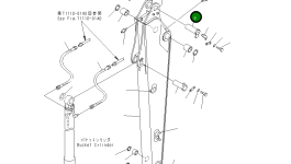 Палец 203-70-42121SA Komatsu