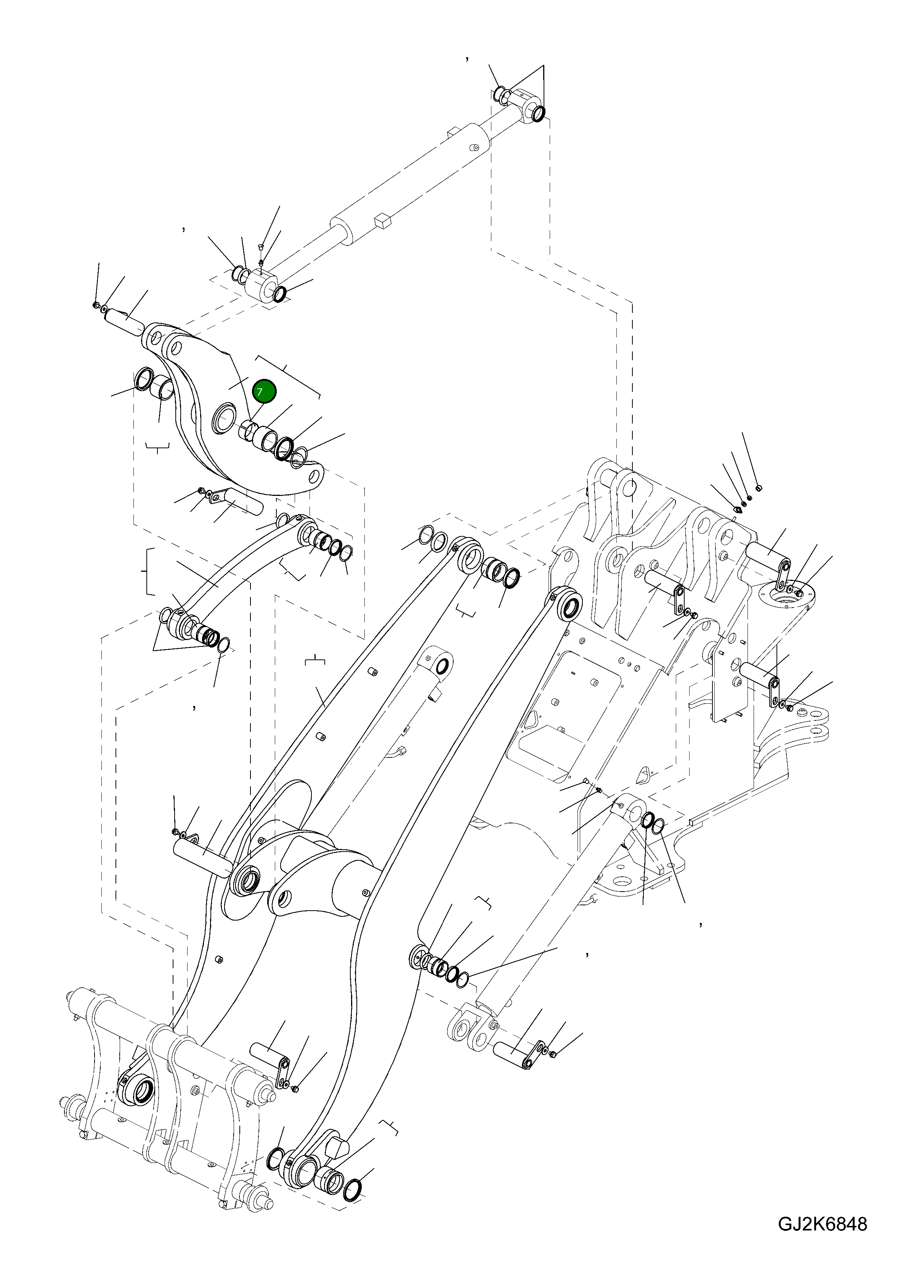 Коромысло 42W-70-31130 Komatsu