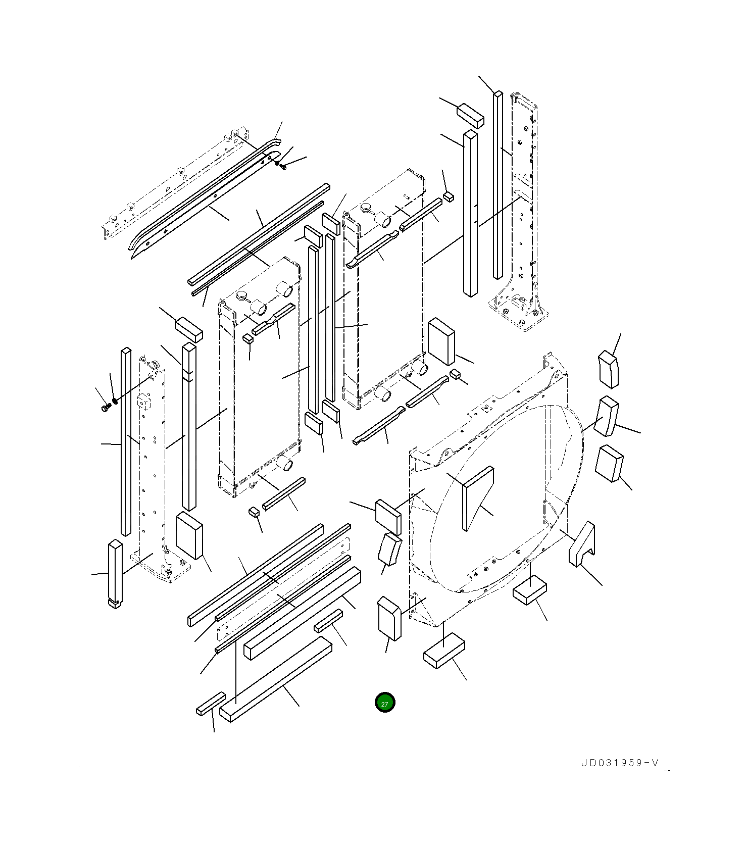 Лист 21M-03-22650 Komatsu