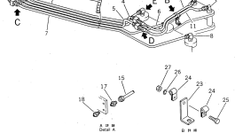 Кронштейн 569-52-43260 Komatsu