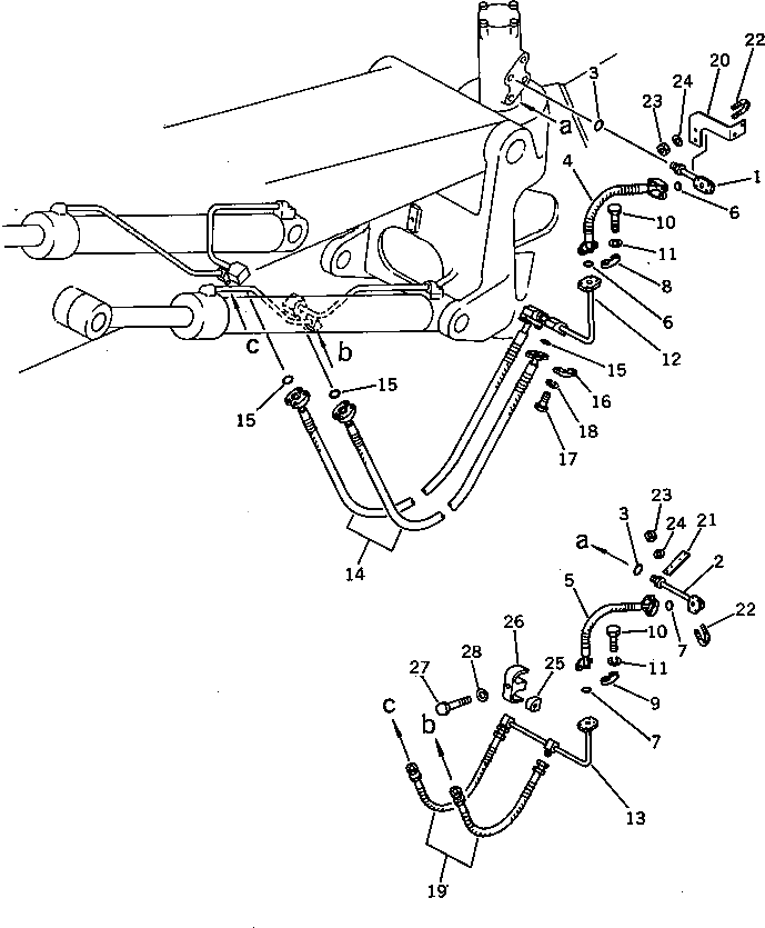 Шланг 07099-00506 Komatsu