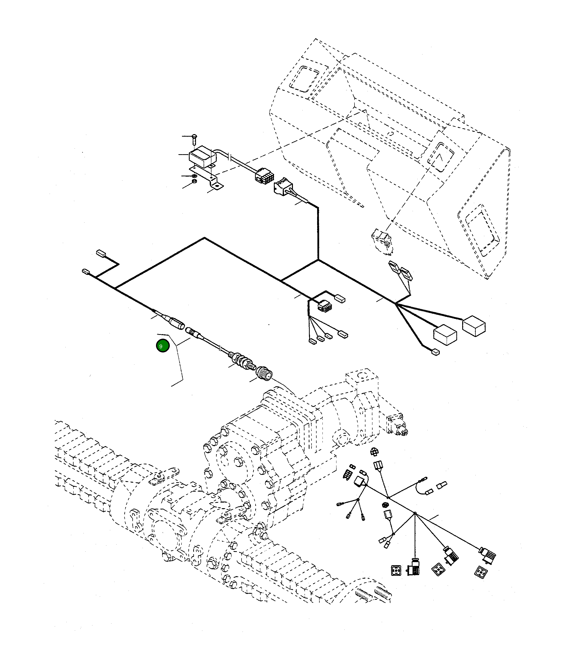 Корпус 4750128M1 Komatsu