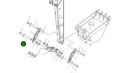 Палец 22L-70-21610 Komatsu