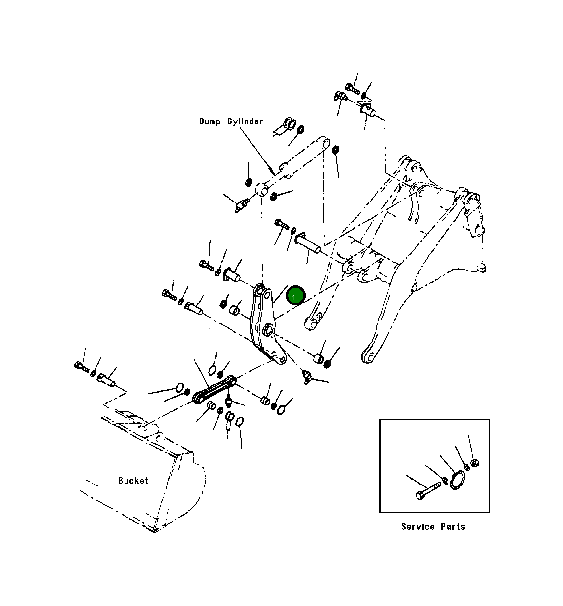 Коромысло 419-70-21210 Komatsu