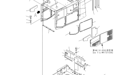 Капот 425-S05-2980 Komatsu