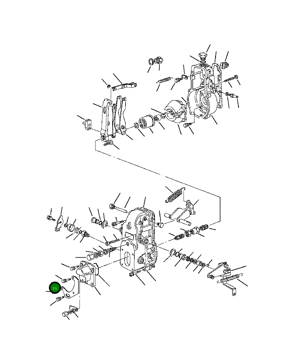 Кронштейн YMX15435-87200 Komatsu