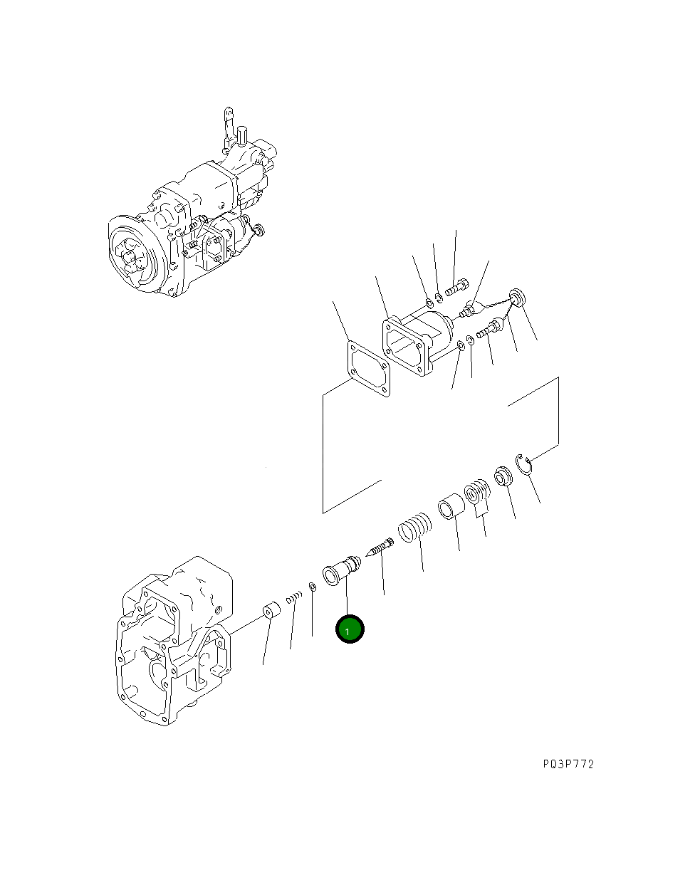 Направляющая 6710-71-1580 Komatsu