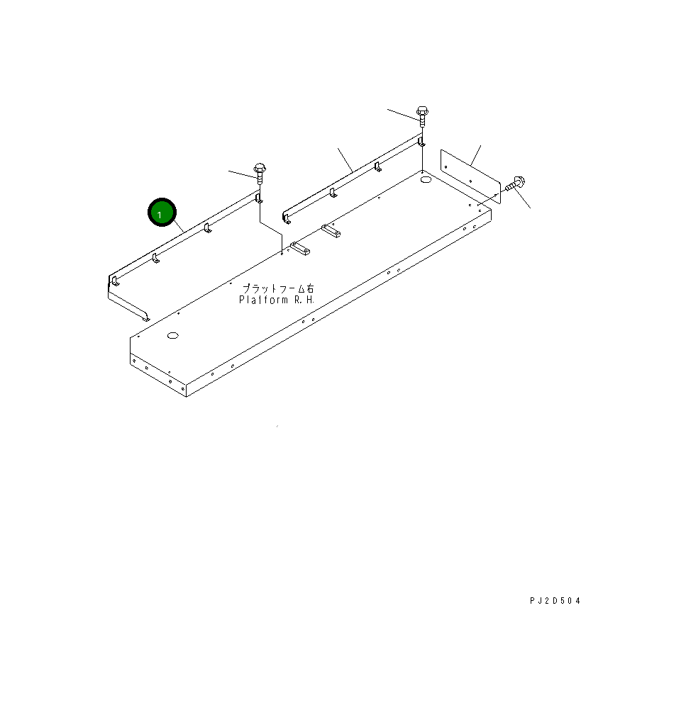 Кронштейн 569-54-82541 Komatsu
