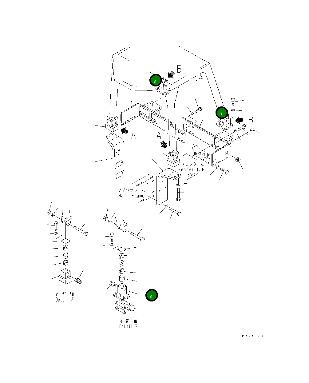 Кронштейн 154-978-3310 Komatsu