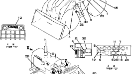 Наклейка 385-10062281 Komatsu