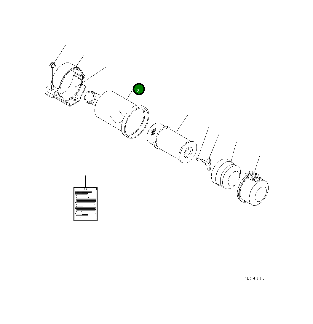 Корпус YM119325-12600 Komatsu