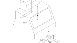 Кронштейн 12G-54-37421 Komatsu