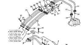 Трубка 208-62-13122 Komatsu