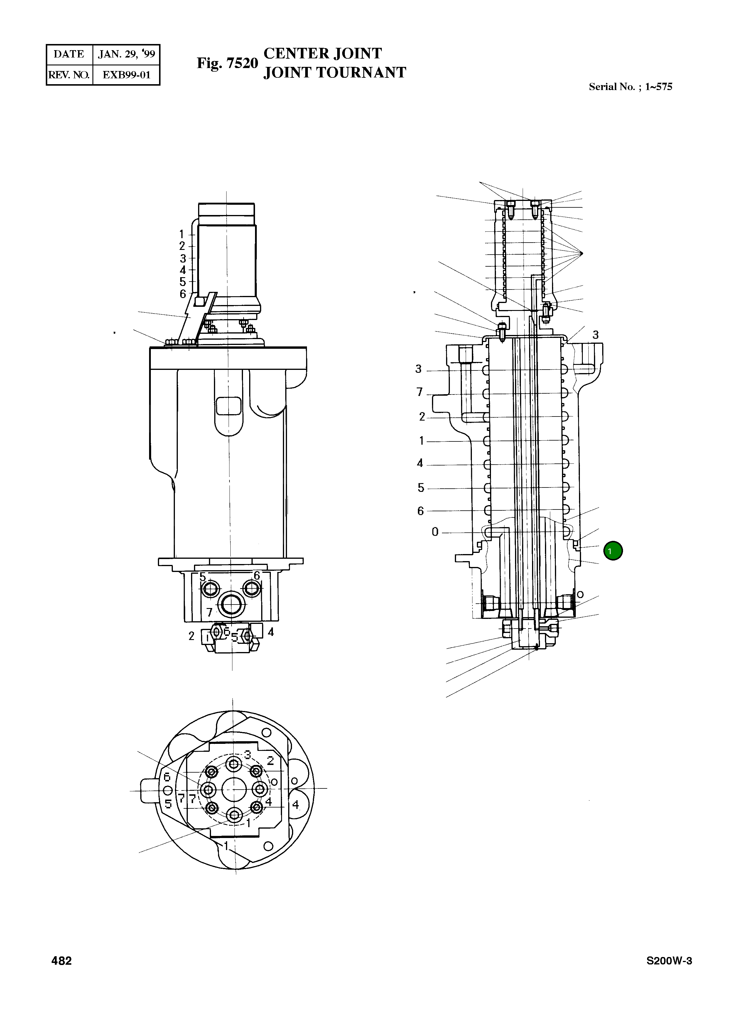 Корпус 03C277-1 Komatsu
