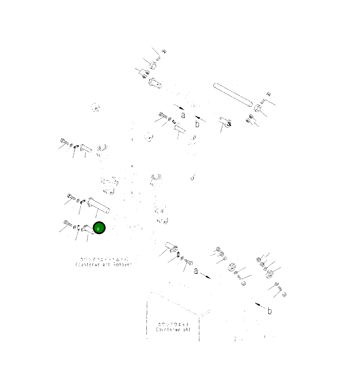 Палец 21M-46-24340 Komatsu