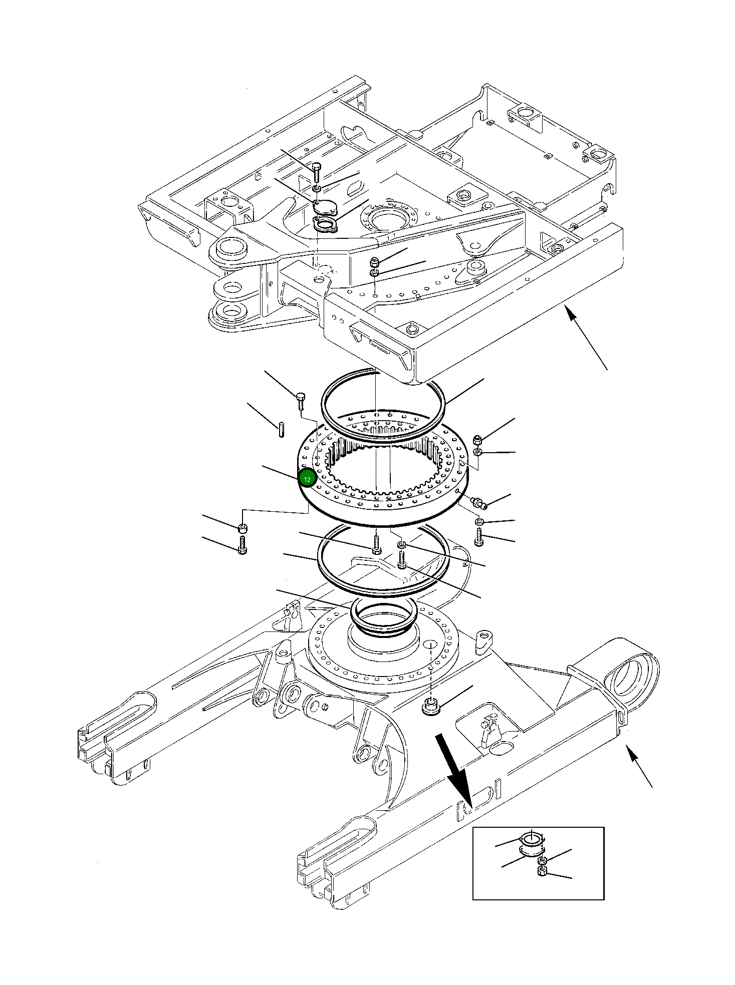 Палец 21D-09-84420 Komatsu
