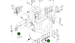 Левая сторона 427-54-25850 Komatsu