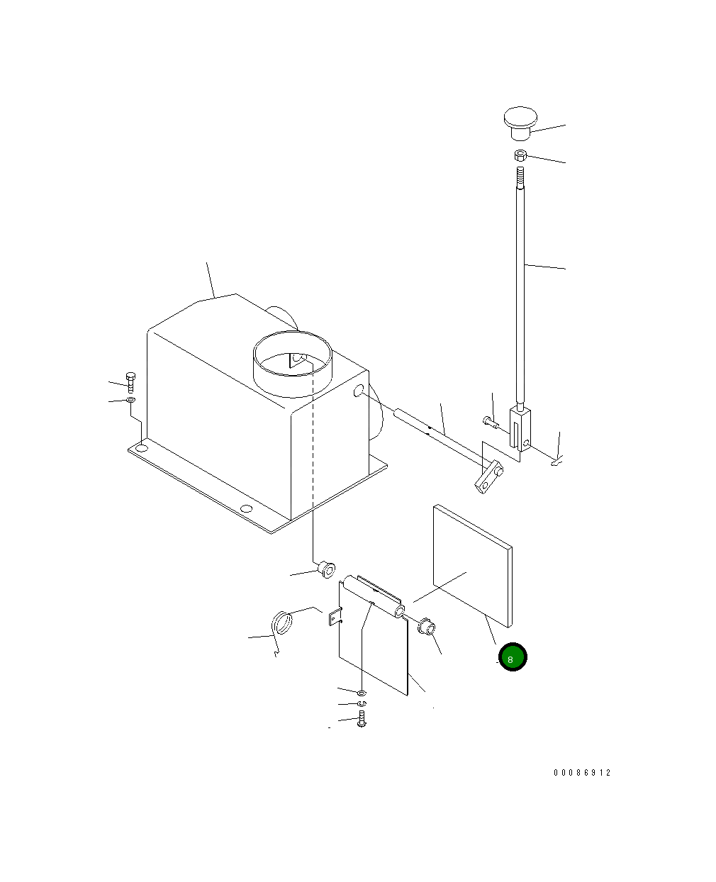 Лист 42C-07-13190 Komatsu