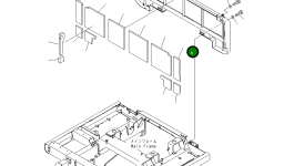 Лист 8295-54-1281 Komatsu