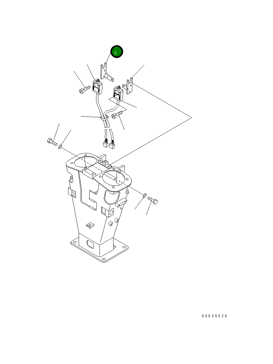 Кронштейн 20P-43-81811 Komatsu