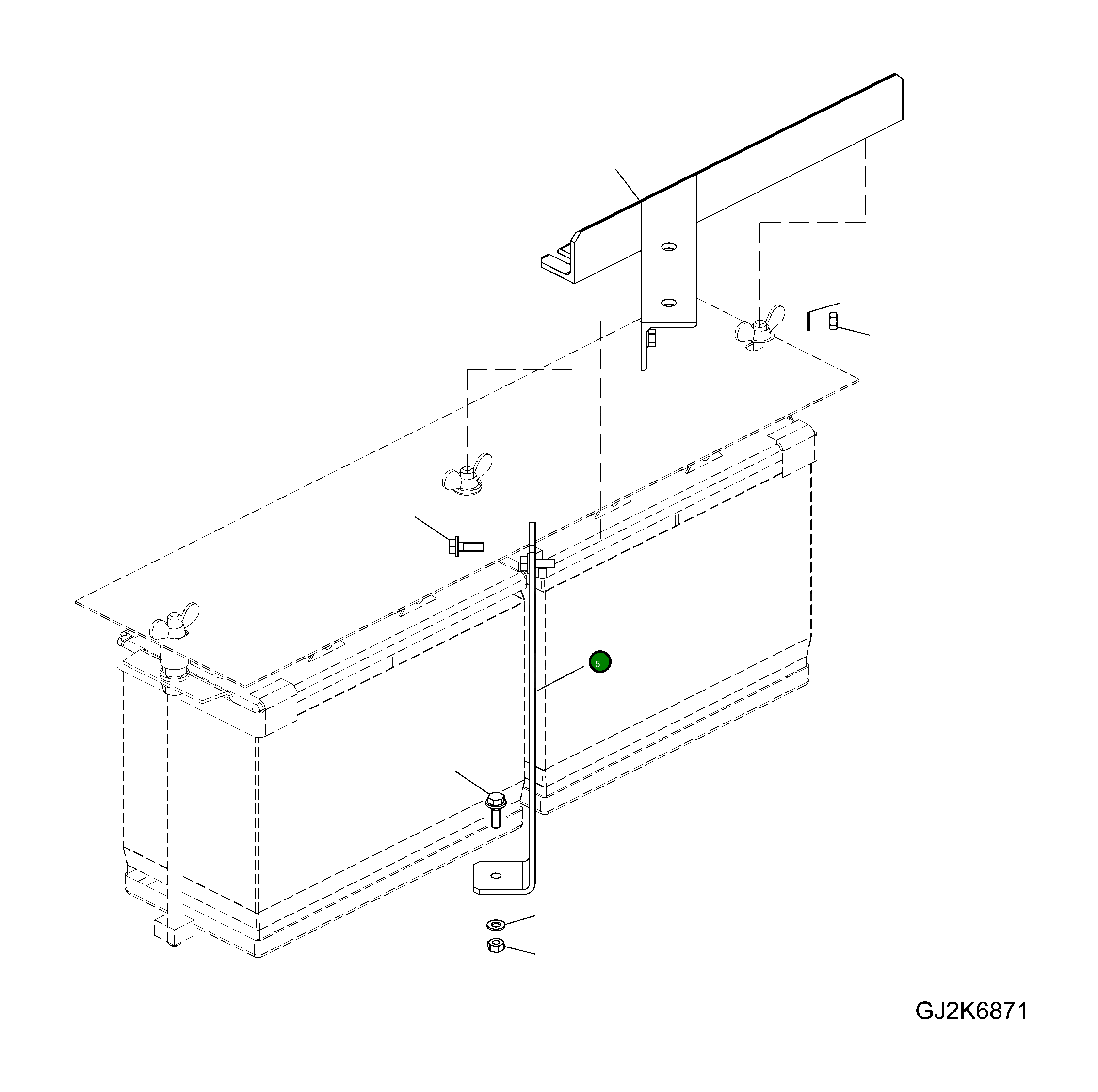 Кронштейн 20E-96-H1020 Komatsu