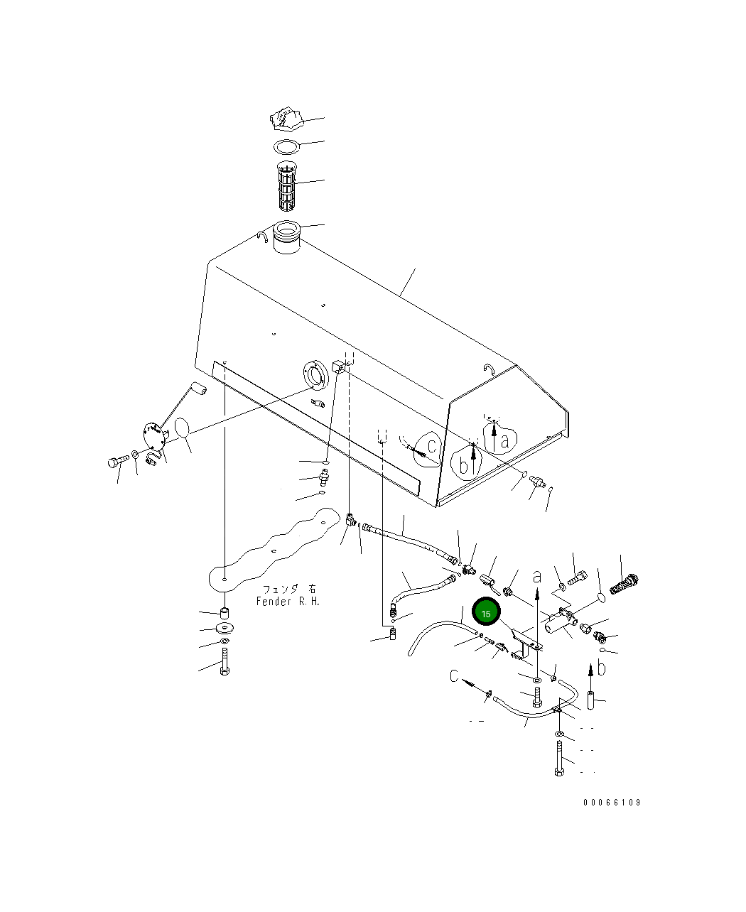 Кронштейн 154-04-75190 Komatsu