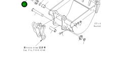 Палец 21W-70-31540 Komatsu