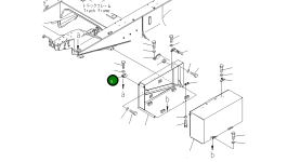 Кронштейн 8287-68-1250 Komatsu