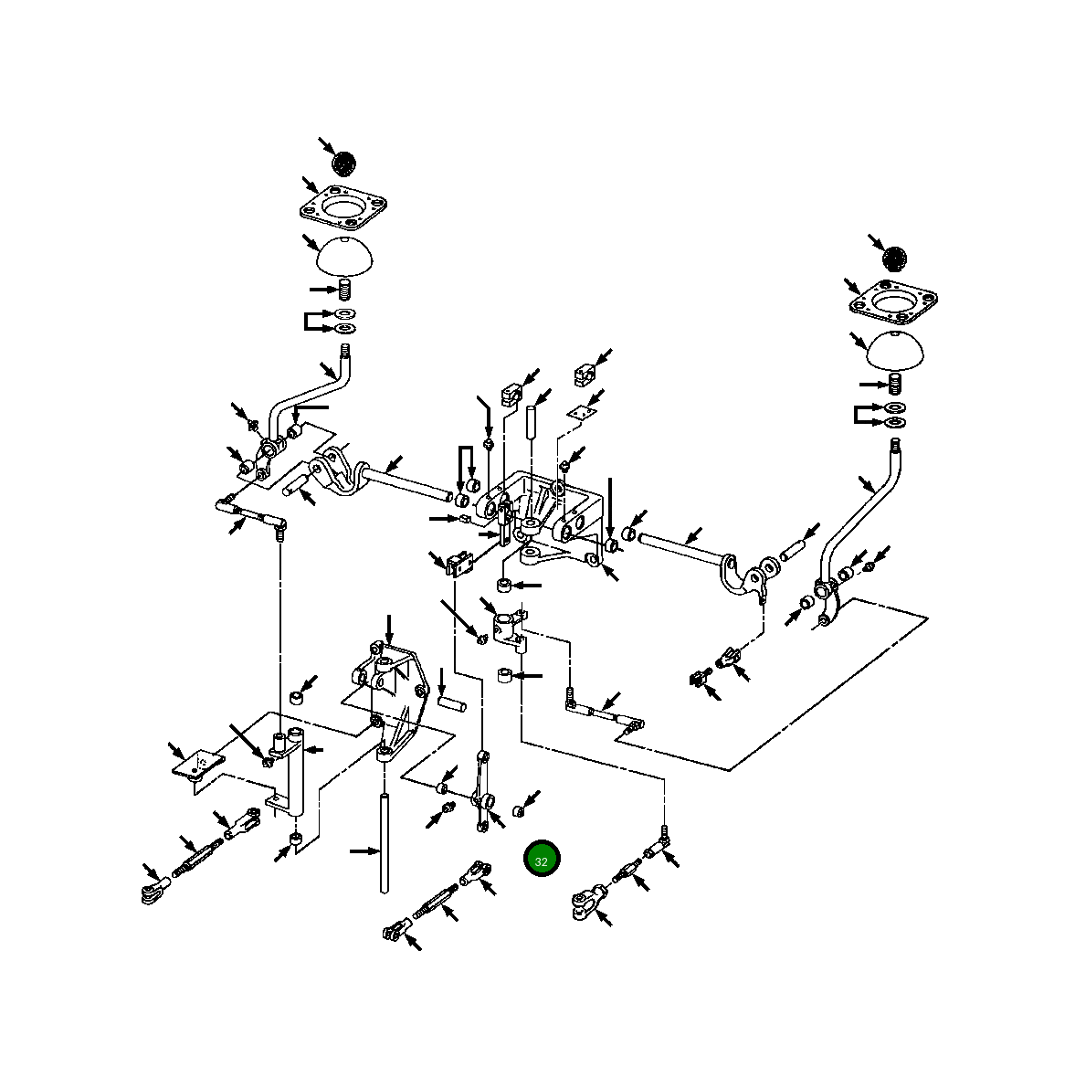 Коромысло подъёма рыхлителя 728 496 C2 Komatsu