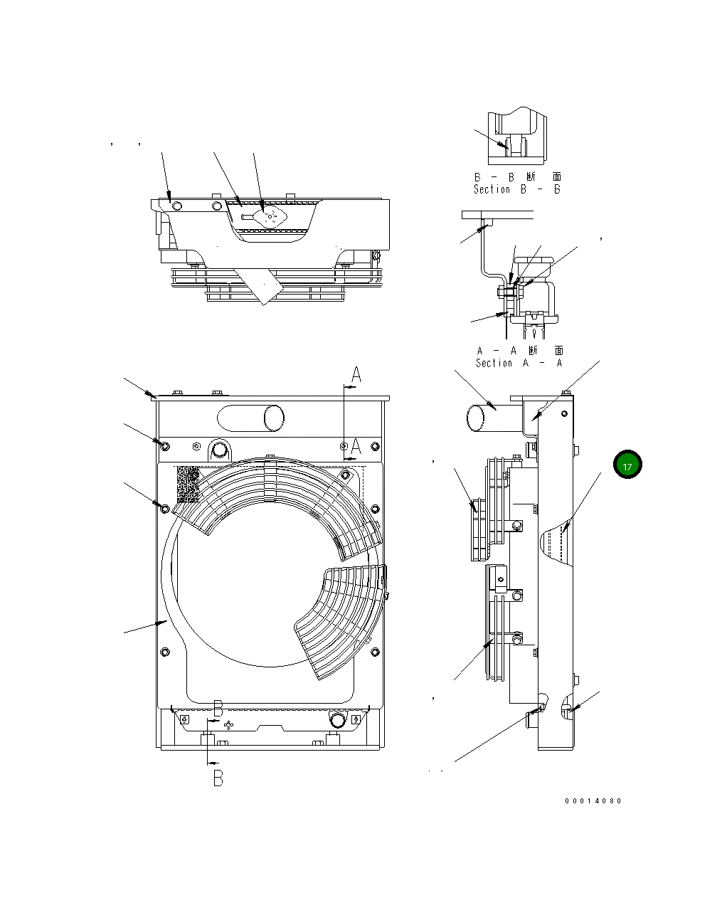 Лист 21U-03-31210 Komatsu