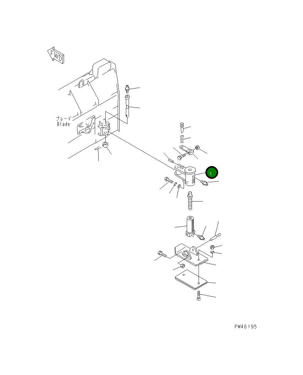 Опора 415-904-1410 Komatsu