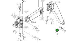 Палец 21W-70-21240NK Komatsu