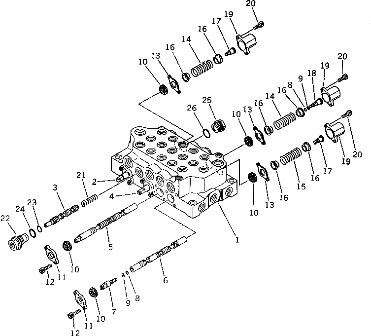Корпус, в сборе 709-25-00010 Komatsu