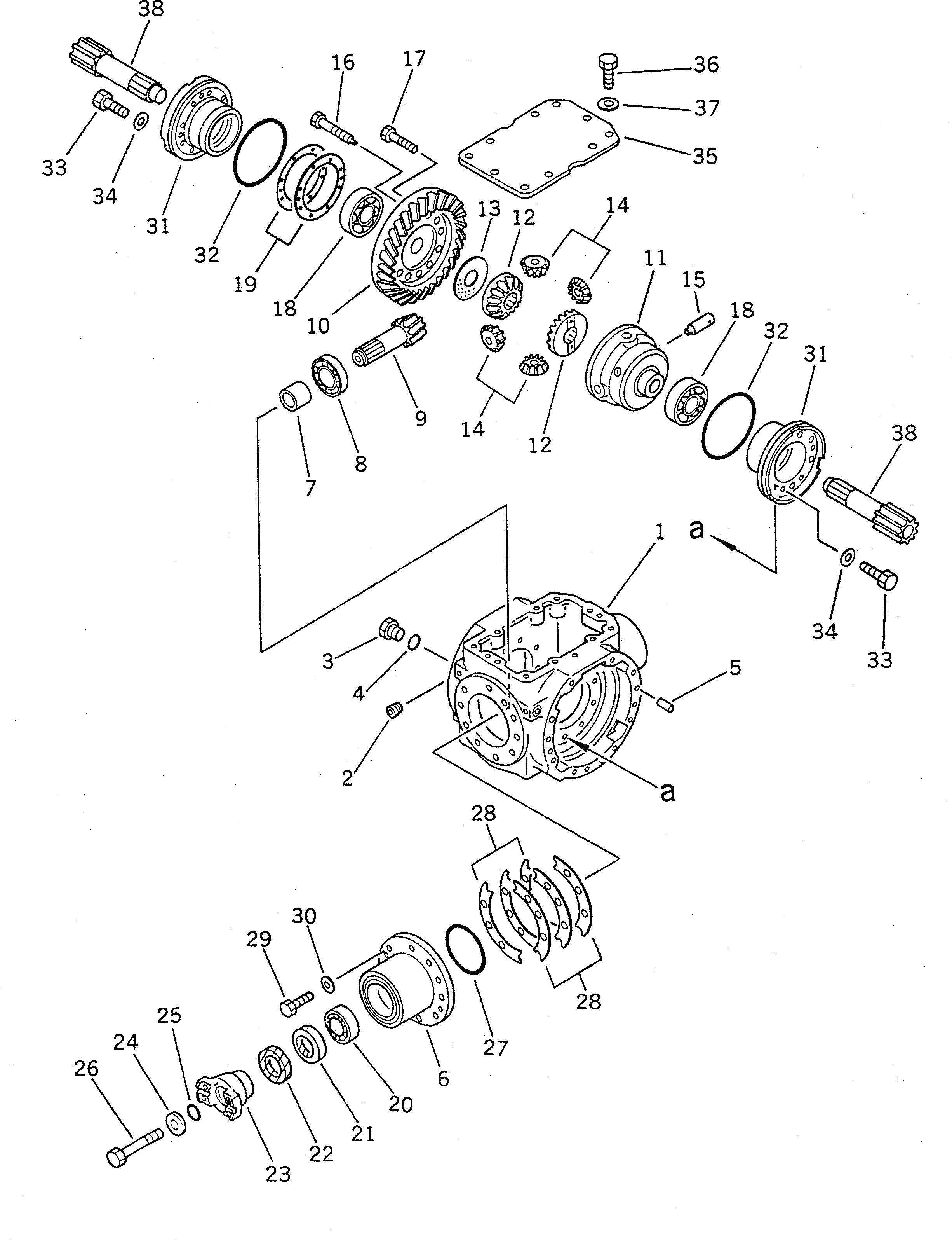 Корпус 415-23-13113 Komatsu