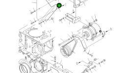 Кронштейн 6240-81-6530 Komatsu