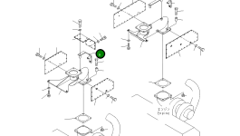 Кронштейн 21T-01-67190 Komatsu