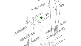 Палец 2123-2009 Komatsu