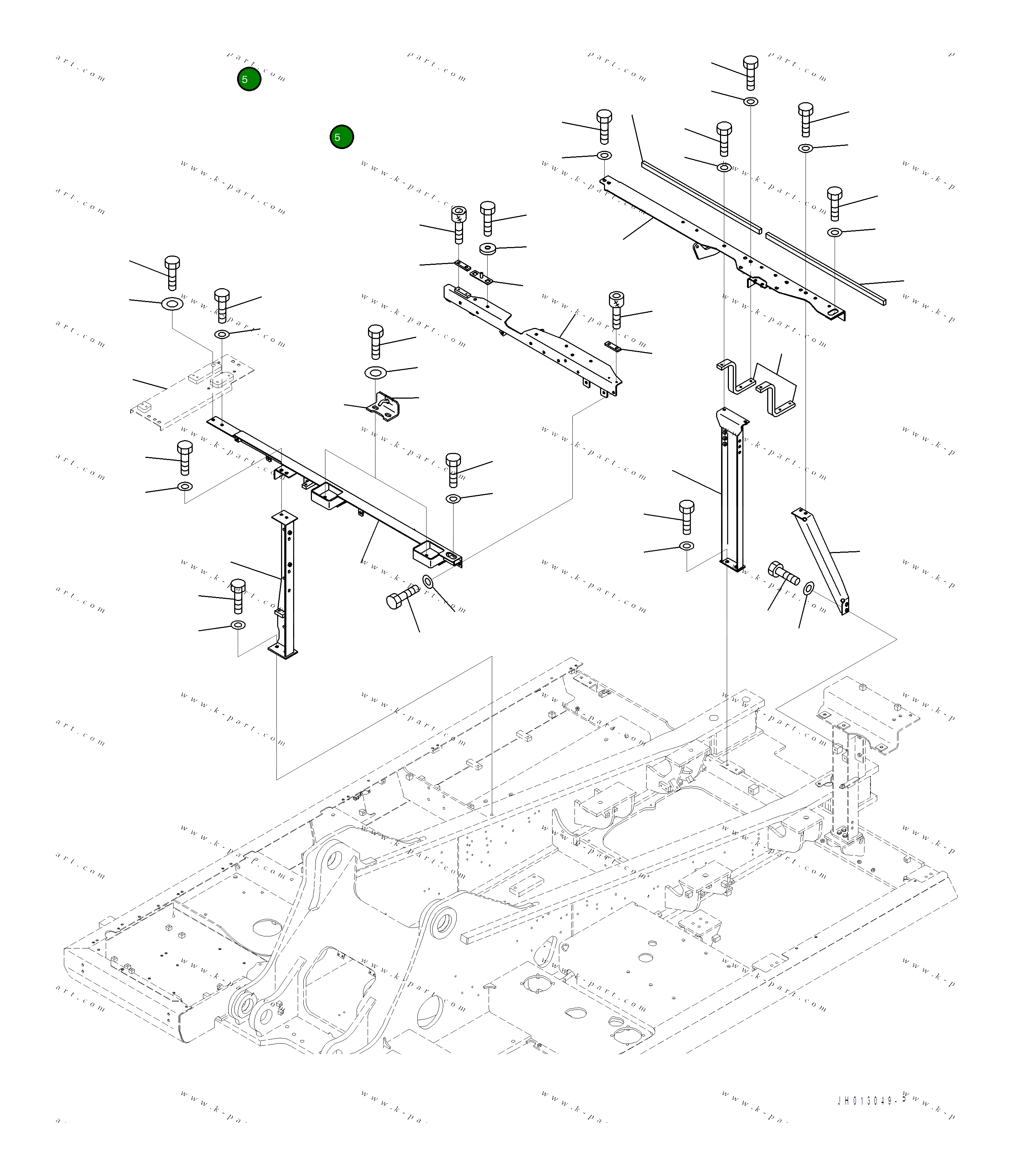 Лист 2A7-54-11620 Komatsu