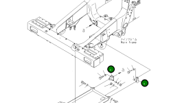Кронштейн 569-54-66121 Komatsu