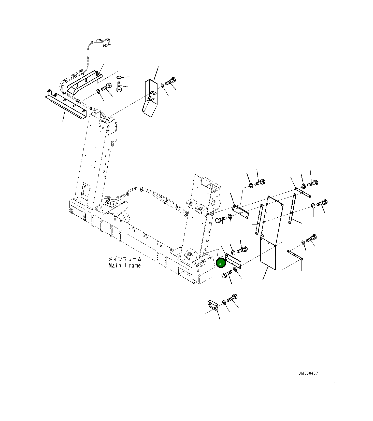 Кронштейн 561-95-85170 Komatsu