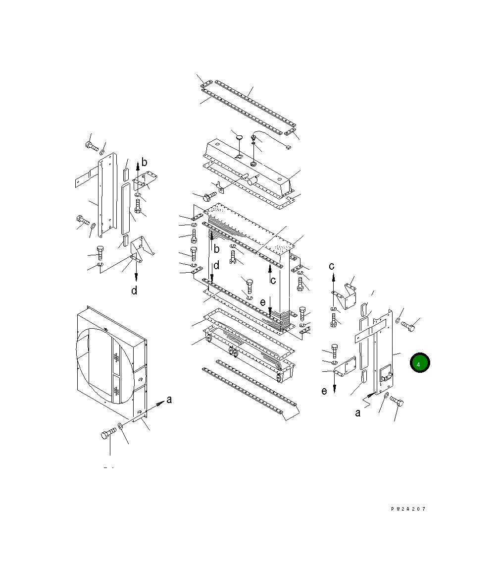 Опора 421-03-21440 Komatsu