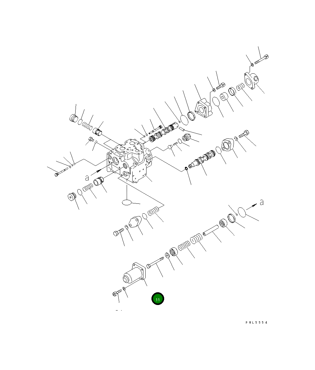 Корпус 709-61-11860 Komatsu