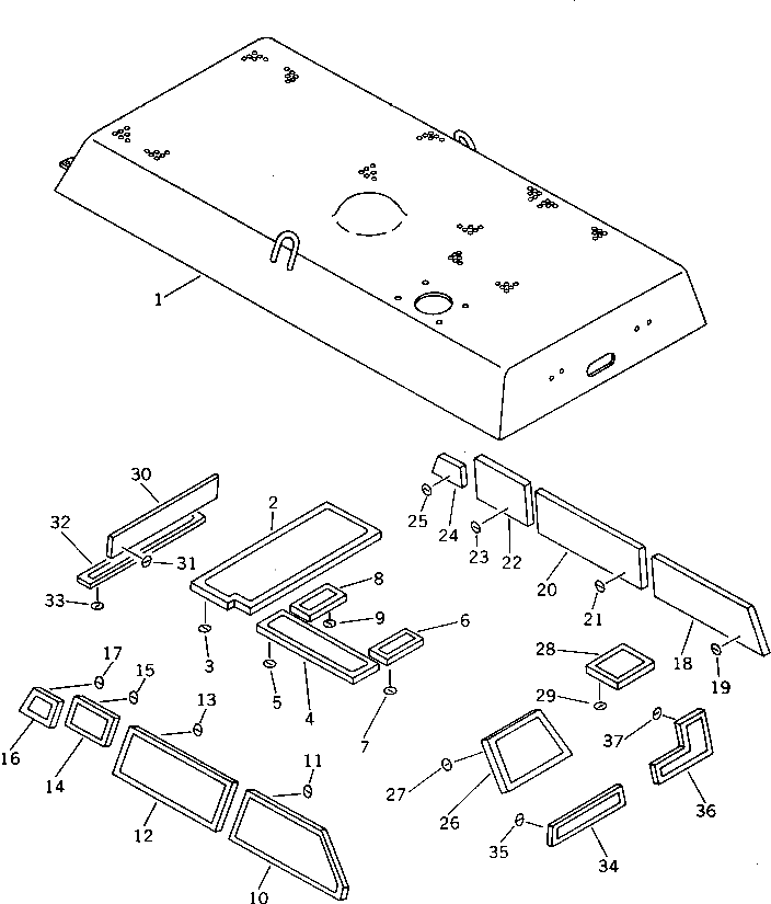 Тканевый элемент 205-56-12591 Komatsu