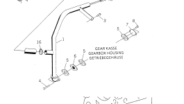 Шланг BW033607 Komatsu